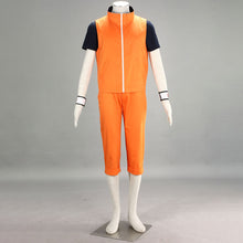 Load image into Gallery viewer, Men and Kids Naruto Costume The Movie Find the Four Leaf Red Clover Naruto Cosplay full Outfit