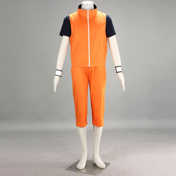 Men and Kids Naruto Costume The Movie Find the Four Leaf Red Clover Naruto Cosplay full Outfit