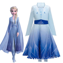 Load image into Gallery viewer, Kids Frozen Costume Princess Elsa Cosplay Birthday or Party Dress With Accessories