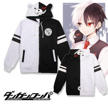 Load image into Gallery viewer, Mens Danganronpa Monokuma Hoodies Zippered Digital Printed Sweatshirts