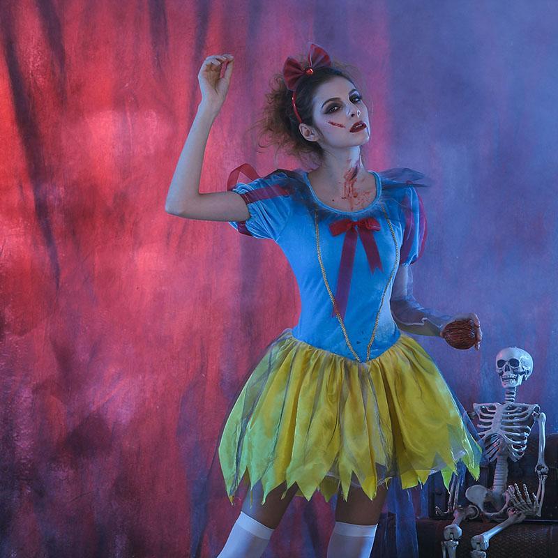 New Halloween Cosplay Bloody Mary Fairy Snow White Devil Costumes Female