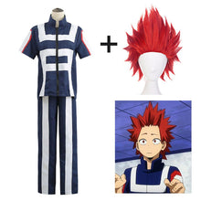 Load image into Gallery viewer, My Hero Academia Kirishima Eijirou Training/Gym Suit Costumes With Wigs Unisex