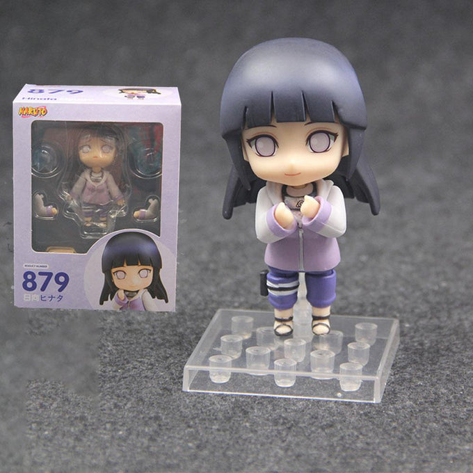 13cm Naruto Figure Hinata Action Figure Cute Chibi PVC Toys with Box