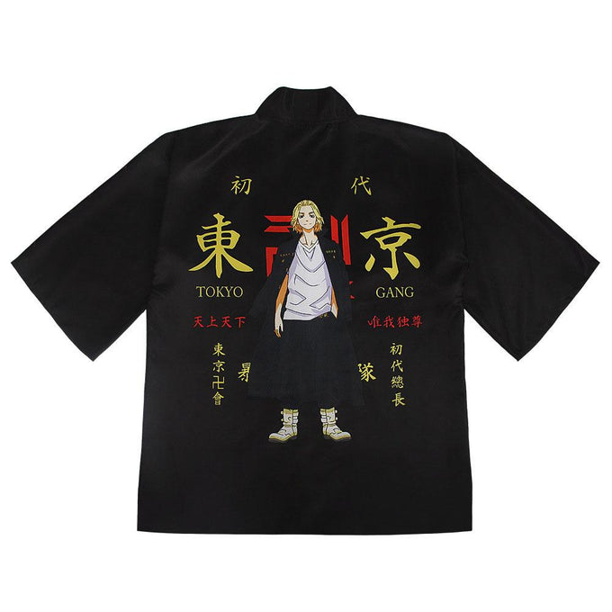 Tokyo Revengers Costume Sano Manjiro Ryuguji Ken Costume Kimono Robe For Men and Kids
