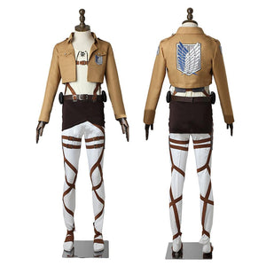 Attack On Titan Costume Eren Jaeger Cosplay Battle Full Set Costume