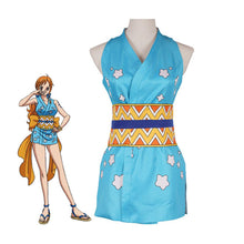 Load image into Gallery viewer, One Piece Costume Nami Cosplay Dress Set For Women Halloween Carnival Costumes 