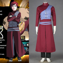 Load image into Gallery viewer, Naruto Gaara 4th Cosplay Set Halloween Costume 