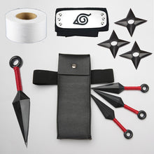 Load image into Gallery viewer, Naruto Costume Naruto Ninja Pack with Kunai Weapons Leg Band Bag