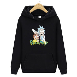 Rick and Morty Cotton Hoodies Pullover Printed Sweatshirts For Men