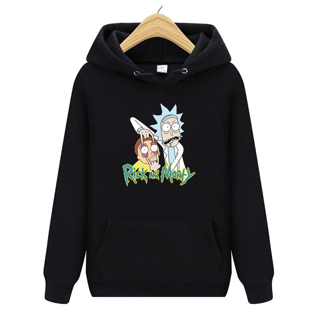 Rick and Morty Cotton Hoodies Pullover Printed Sweatshirts For Men