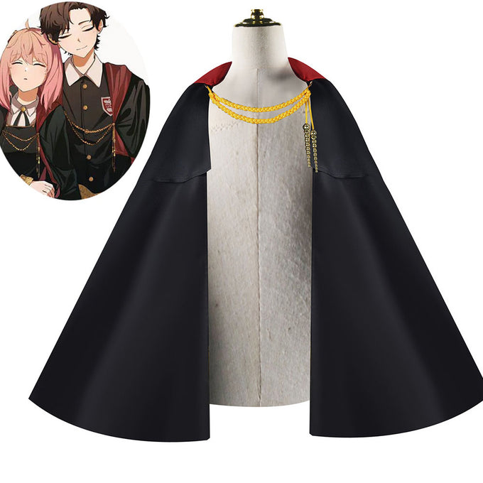 Unisex Spy x Family Costume Cosplay Cloak for Adults and Kids