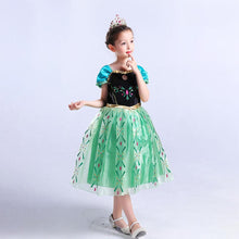 Load image into Gallery viewer, Kids Frozen Costume Princess Elsa Cosplay Birthday or Party Dress With Accessories