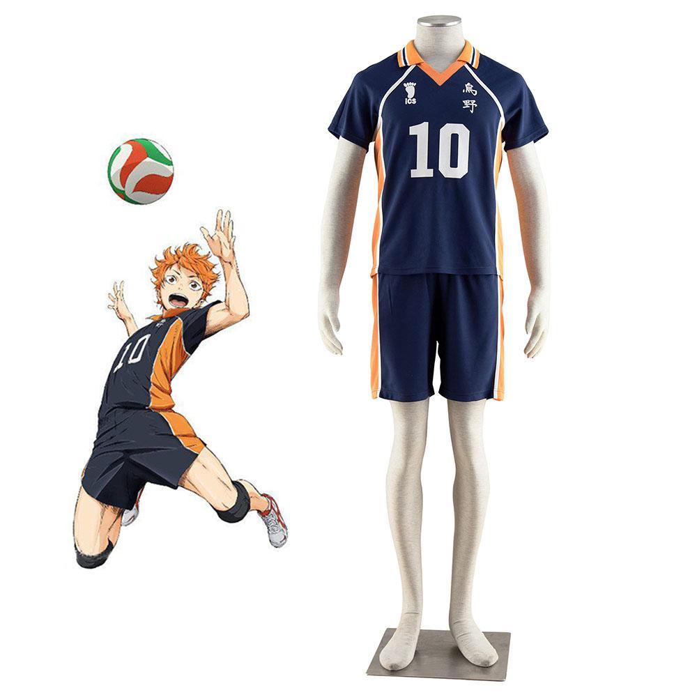 Unisex Anime Haikyuu Costume Karasuno High School Volleyball Club Hinata Shyouyou Sportswear