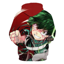 Load image into Gallery viewer, Mens My Hero Academia Printed Pullover Trainning Suit Hoodie Sweatshirt