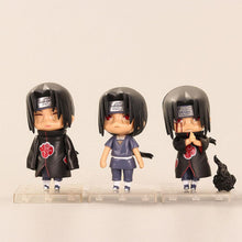 Load image into Gallery viewer, 3PCS 9cm Naruto Figure Cute Chibi Uchiha Itachi 3 Kinds Figure Toys
