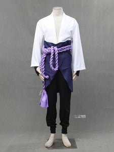Anime Naruto Uchiha Sasuke Cosplay Clothes Set Costume Halloween Party
