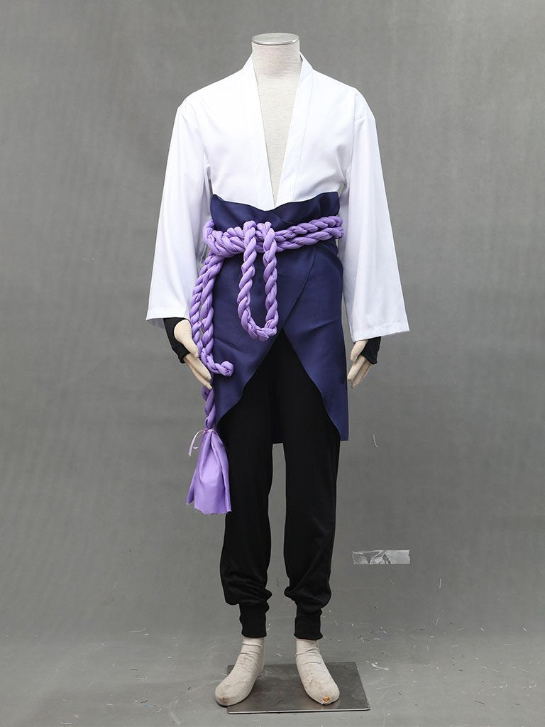 Anime Naruto Uchiha Sasuke Cosplay Clothes Set Costume Halloween Party