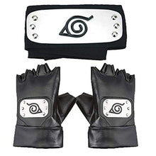 Load image into Gallery viewer, 5 Styles Naruto Hatake Kakashi Cosplay Leaf Village Headband and Gloves 