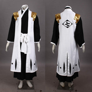 Men and Children Bleach Costume Komamura Sajin Cosplay Kimono Full Outfit