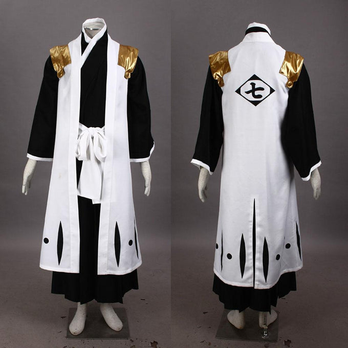 Men and Children Bleach Costume Komamura Sajin Cosplay Kimono Full Outfit