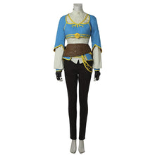 Load image into Gallery viewer, Womens The Legend of Zelda Breath of the Wild Princess Zelda High Quality Cosplay Costume