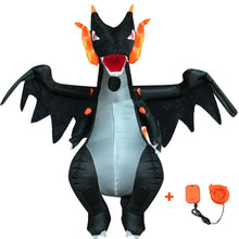 Load image into Gallery viewer, Inflatable T Rex Cosplay Dinosaur Charizard Costume Blow Up Suit For Adults