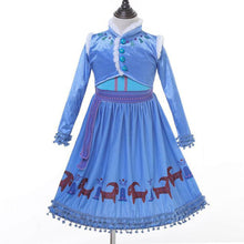 Load image into Gallery viewer, Kids Frozen Costume Princess Elsa Anna Cosplay Sets Birthday or Party With Accessories