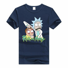 Load image into Gallery viewer, Mens Rick and Morty Cotton Tee Shirt Crew Neck Printed Summer Casual Tops