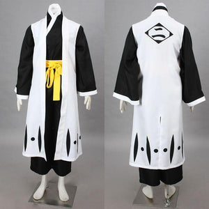 Women and Children Bleach Costume Soi Fon／Fon Shaorin Cosplay Kimono Full Outfit