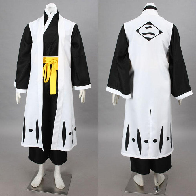 Women and Children Bleach Costume Soi Fon／Fon Shaorin Cosplay Kimono Full Outfit