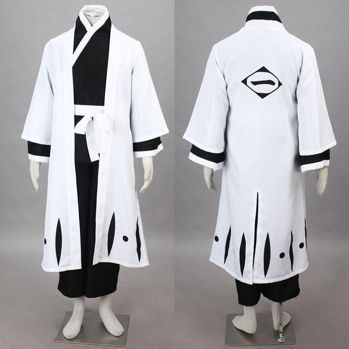 Men and Children Bleach Costume Yamamoto Genryuusai Shigekuni Cosplay Kimono Full Outfit