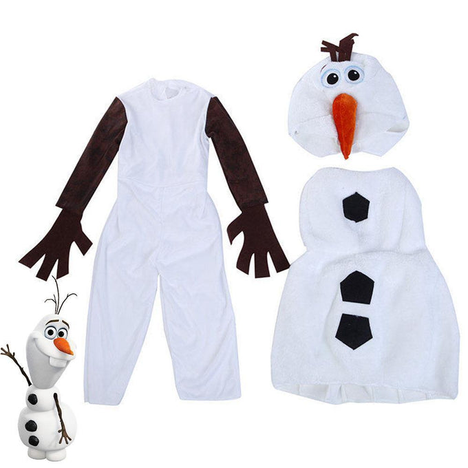 Kids Frozen Costume Olaf Cosplay Dress-Up