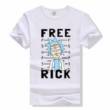Load image into Gallery viewer, Mens Rick and Morty Cotton Tee Shirt Crew Neck Printed Summer Casual Tops