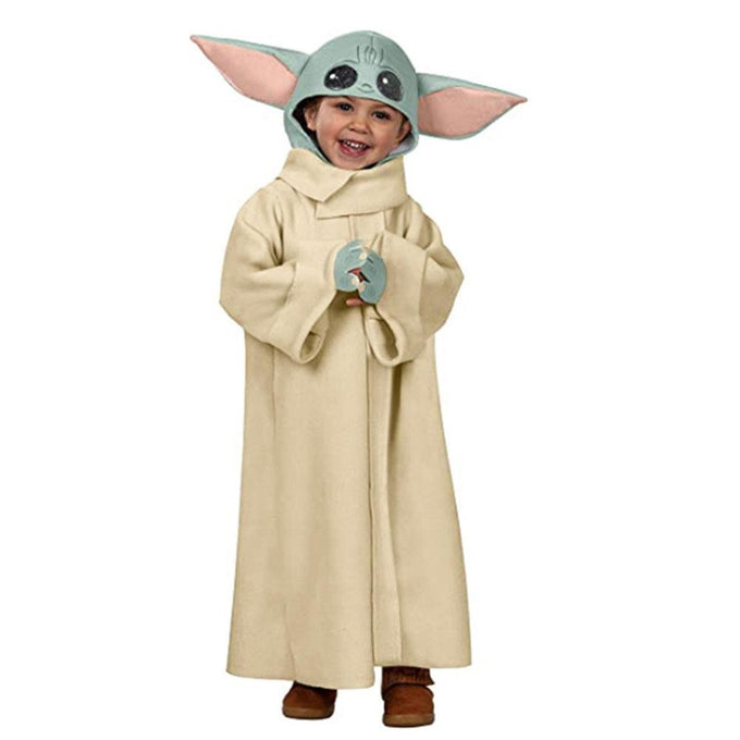 Star Wars Costume Master Yoda Cosplay Set With Hat For Kids