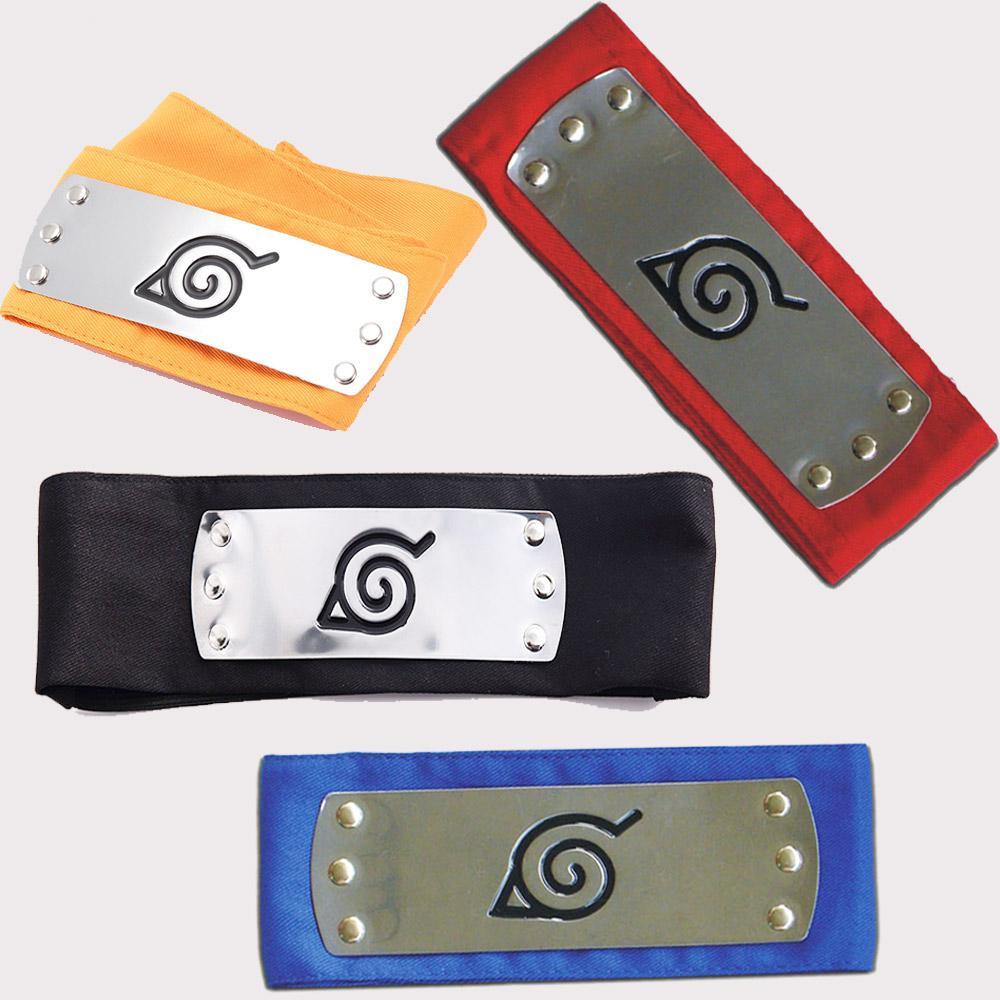 Naruto 4 Colors Pack Cosplay Accessories Headband