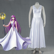 Load image into Gallery viewer, Saint Seiya Costume Athena Saori Kido Cosplay Dress For Kids and Women