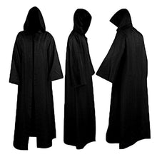 Load image into Gallery viewer, Star Wars Costume Jedi Knight Darth Vader Cosplay Cloak Solid Black Robe For Unisex