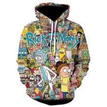 Load image into Gallery viewer, Mens Rick and Morty Hoodies Pullover 3D Printed Sweatshirts