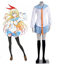 Load image into Gallery viewer, Nisekoi Costume Kirisaki Chitoge Cosplay Set For Women and Kids