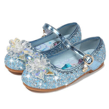 Load image into Gallery viewer, Kids Disney Frozen Costume Princess Elsa Anna Cosplay Crystal Shoes