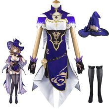 Load image into Gallery viewer, Genshin Impact Costume Lisa Minci Cosplay Full Set Halloween Costume For Women