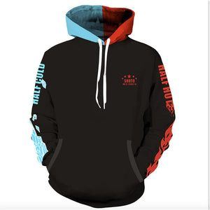 Mens My Hero Academia Printed Pullover Trainning Suit Hoodie Sweatshirt