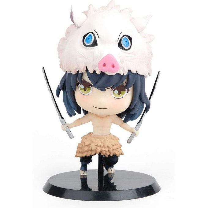 3.5 inchi Demon Slayer Figure Hashibira Inosuke Cute Chibi Toys