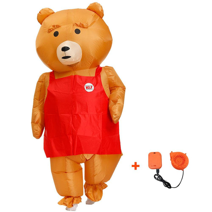 Inflatable Teddy Bear and Hello Kitty Cosplay Costume Halloween Christmas Party For Adults