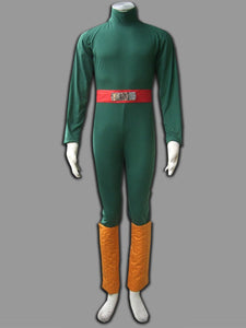 Naruto Shippuden Rock lee Cosplay Set Costume
