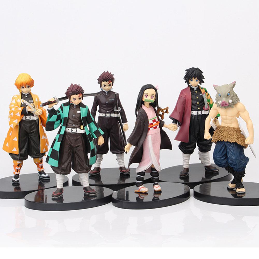 6 inch Demon Slayer Figure Kamado Tanjirou Kamado Nezuko Kochou Shinobu Toys