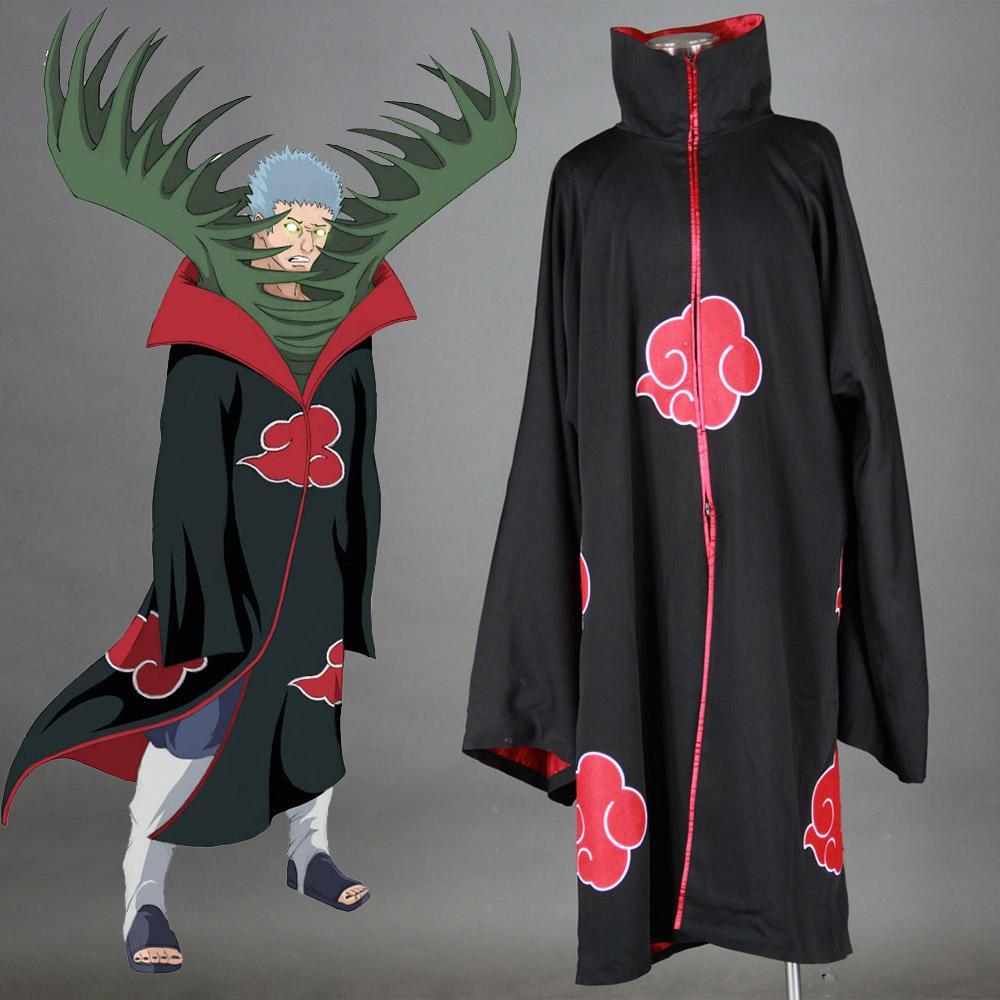Akatsuki Uchiha Itachi Anime Cosplay Unisex Costume Ninja Naruto Cloak  Cosplay