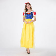 Load image into Gallery viewer, High Quality Snow White Costume Dress for Adult Classic Princess Cosplay