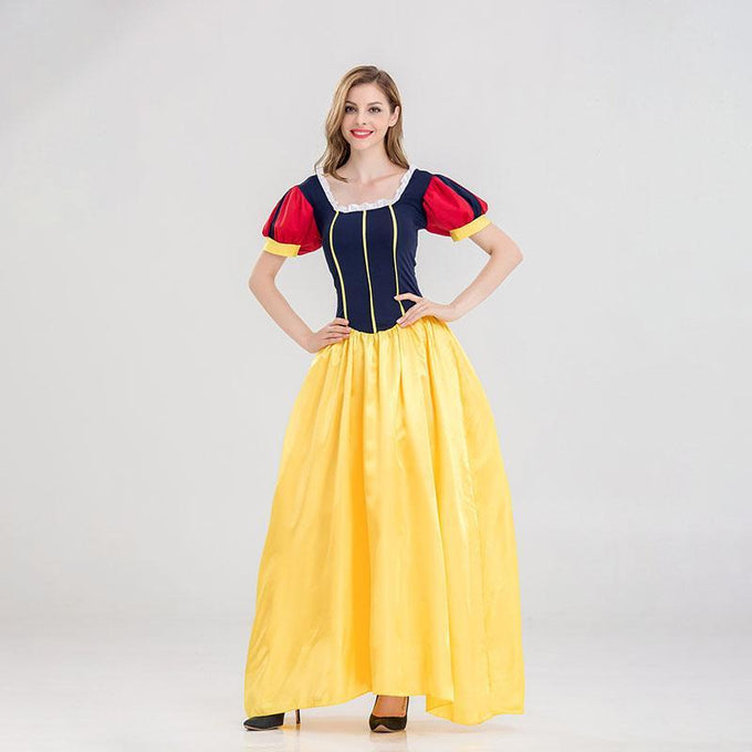 High Quality Women's Snow White Costume Adult Princess Costumes Dress