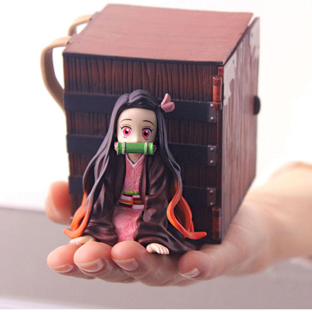 4 inch Demon Slayer Figure Kamado Nezuko Box Cute Chibi Toys